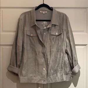 TravelSmith Shirt Jacket - Silver - XL
